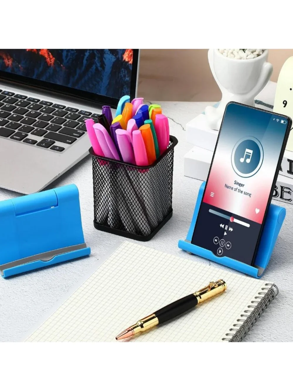 36 Pcs Adjustable Foldable Cell Phone & Tablet Stands - Multi-Angle Holder